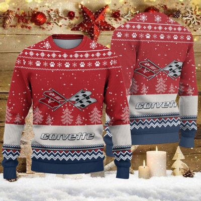 Weihnachtspullover Corvette C3 – Ugly Christmas Sweater