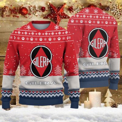 Weihnachtspullover Gilera Motorcycles - Ugly Christmas Sweater
