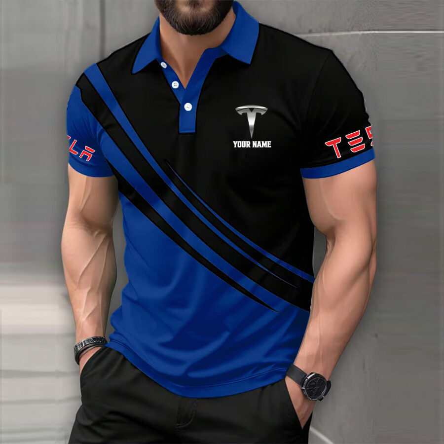 Tesla Poloshirt – Bild 2