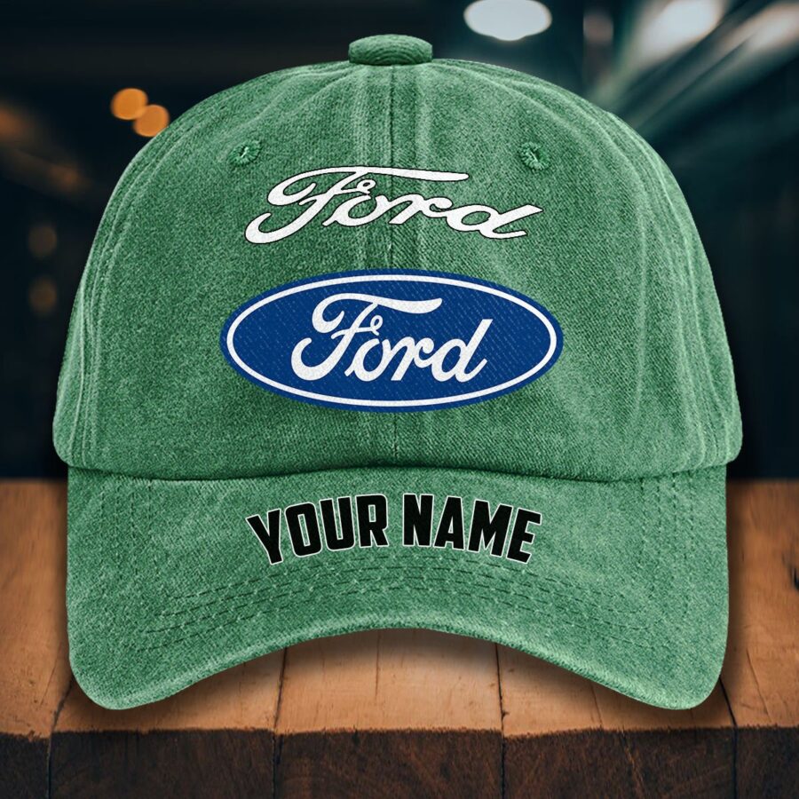 Ford Gewaschene Denim-Kappe – Bild 3