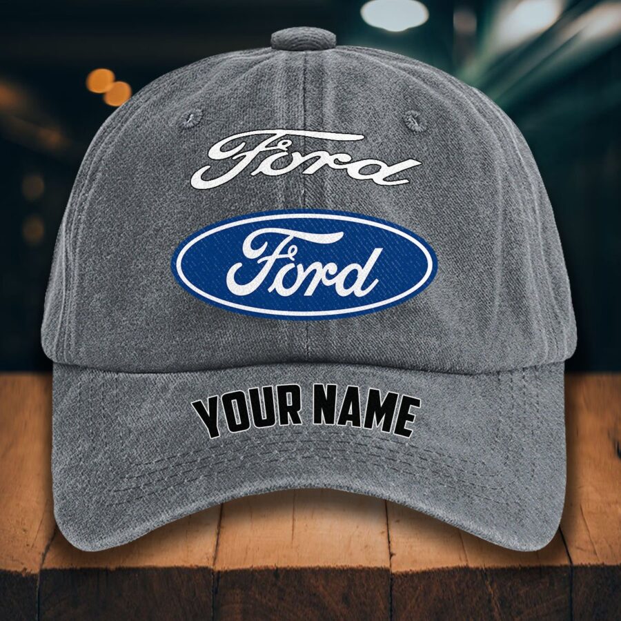 Ford Gewaschene Denim-Kappe – Bild 4