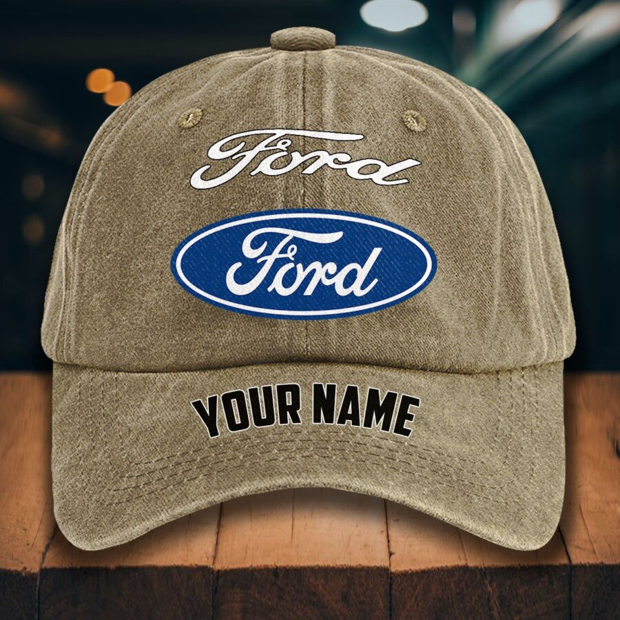 Ford Gewaschene Denim-Kappe – Bild 5