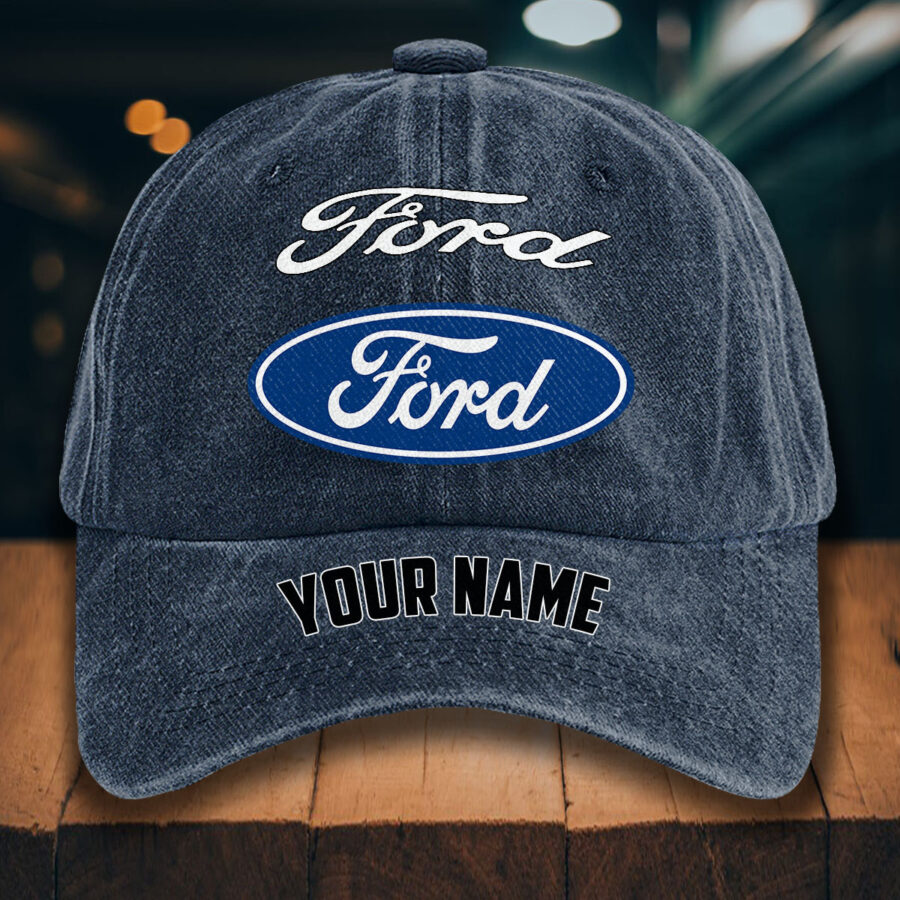 Ford Gewaschene Denim-Kappe – Bild 7