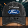 Ford Gewaschene Denim-Kappe