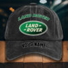 Land Rover Gewaschene Denim-Kappe