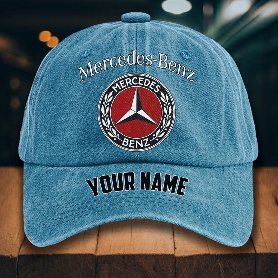 Mercedes-Benz Gewaschene Denim-Kappe – Bild 2