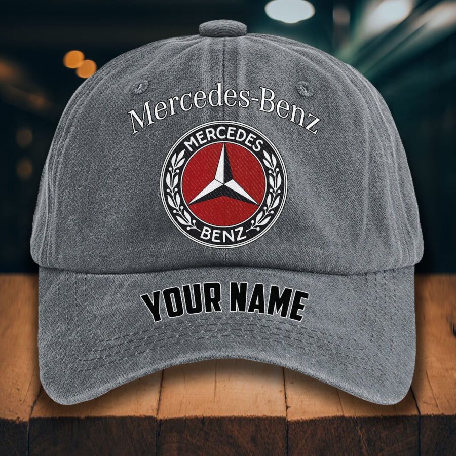 Mercedes-Benz Gewaschene Denim-Kappe – Bild 4