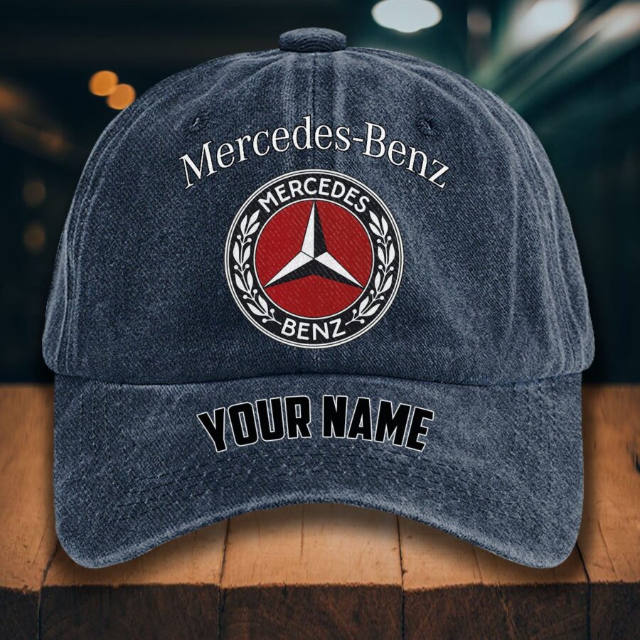 Mercedes-Benz Gewaschene Denim-Kappe – Bild 7