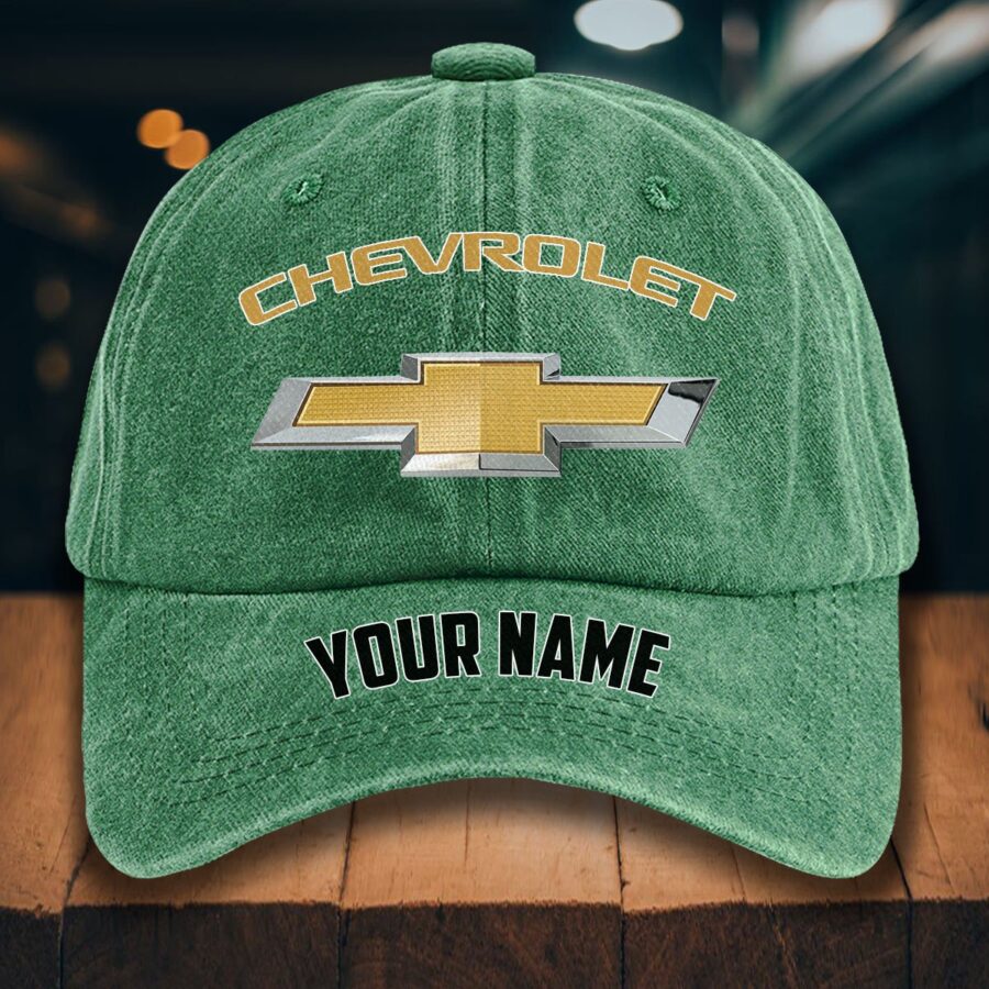 Chevrolet Gewaschene Denim-Kappe – Bild 3