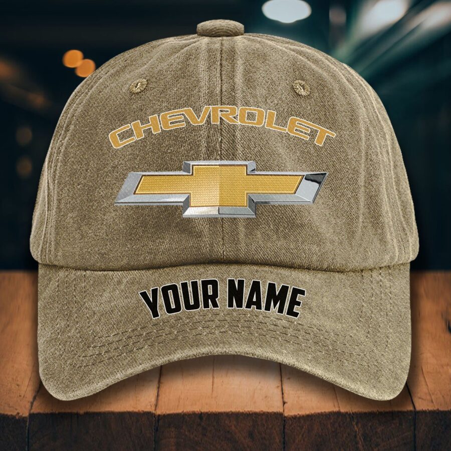 Chevrolet Gewaschene Denim-Kappe – Bild 5