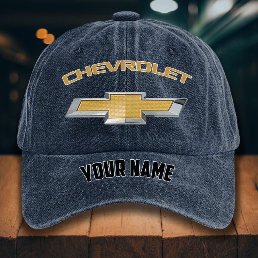 Chevrolet Gewaschene Denim-Kappe – Bild 7