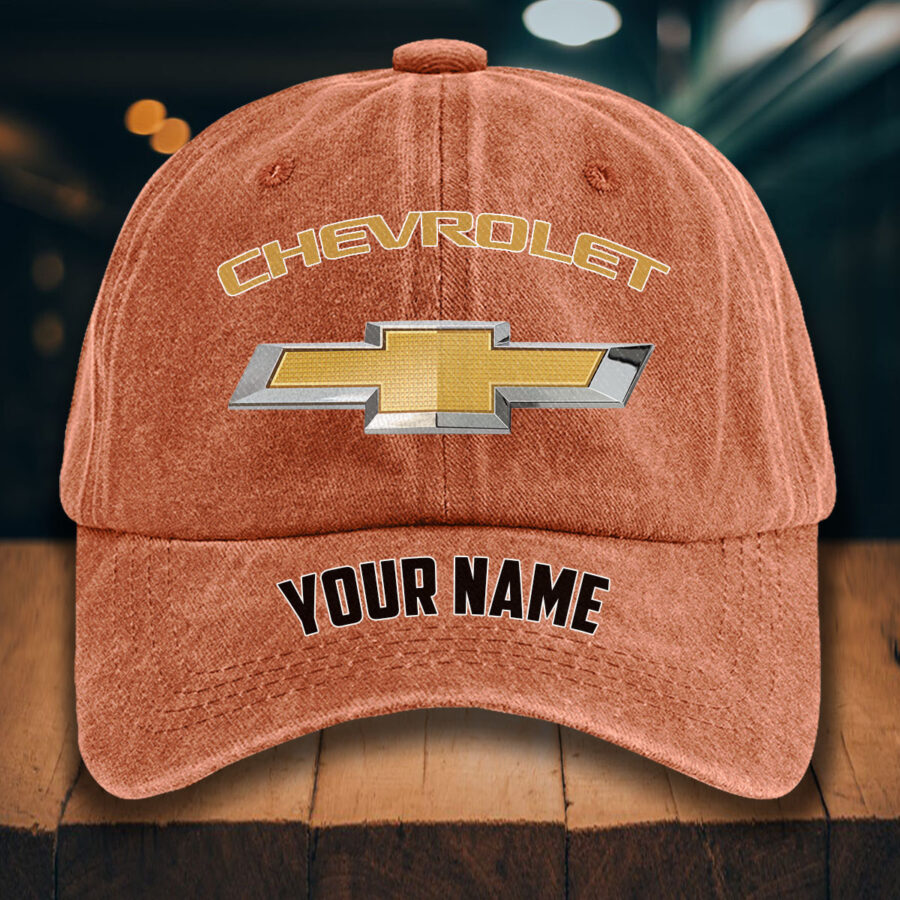 Chevrolet Gewaschene Denim-Kappe – Bild 8