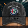 Alfa Romeo Gewaschene Denim-Kappe