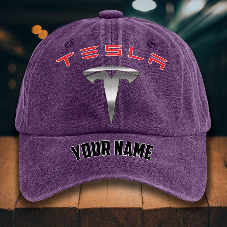 Tesla Gewaschene Denim-Kappe – Bild 11