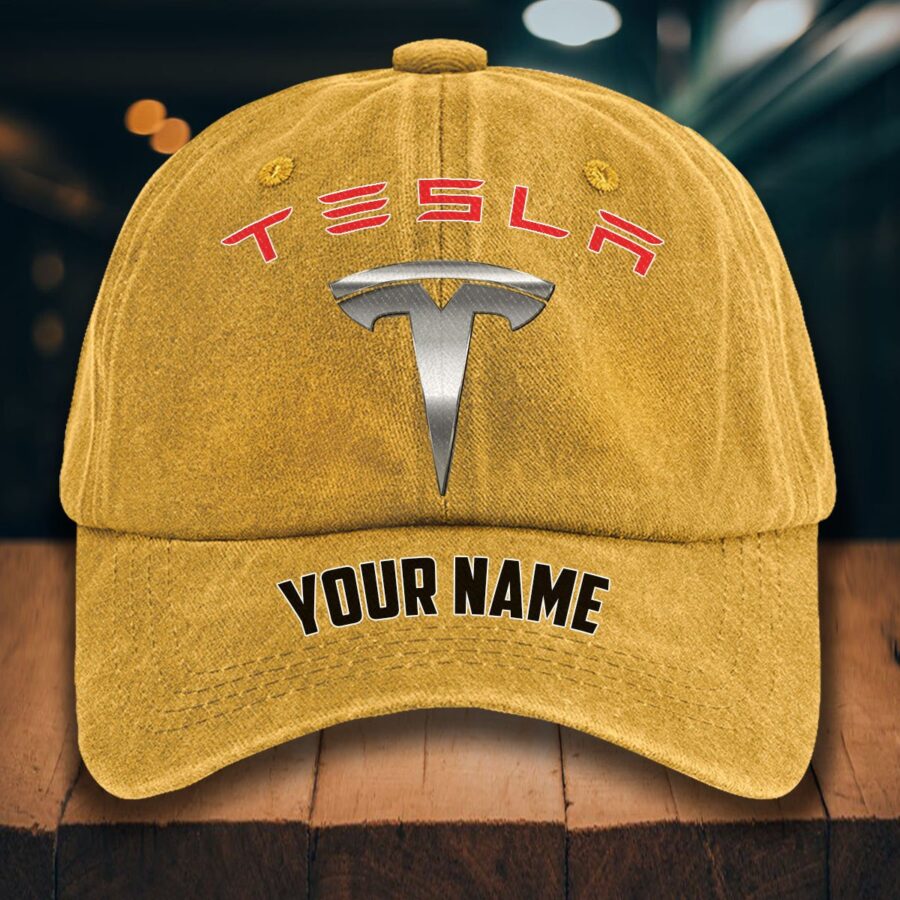 Tesla Gewaschene Denim-Kappe – Bild 15