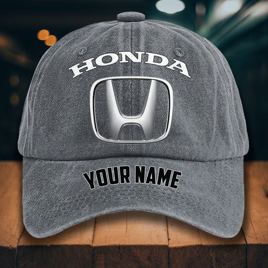 Honda Gewaschene Denim-Kappe – Bild 4