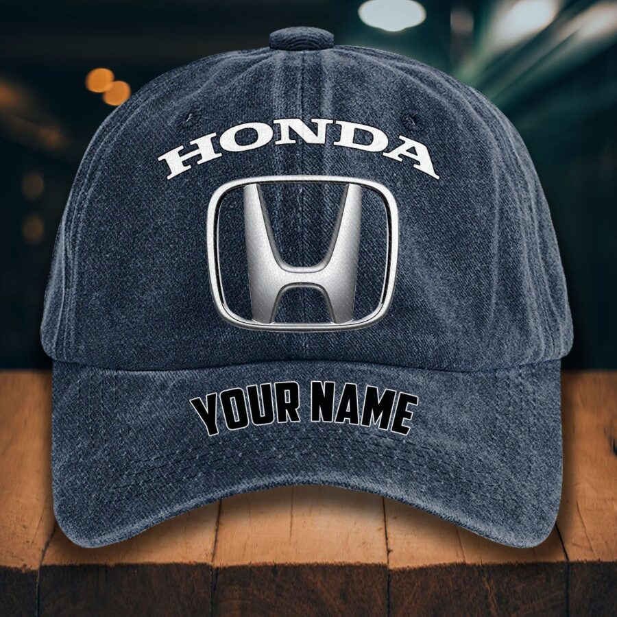 Honda Gewaschene Denim-Kappe – Bild 7