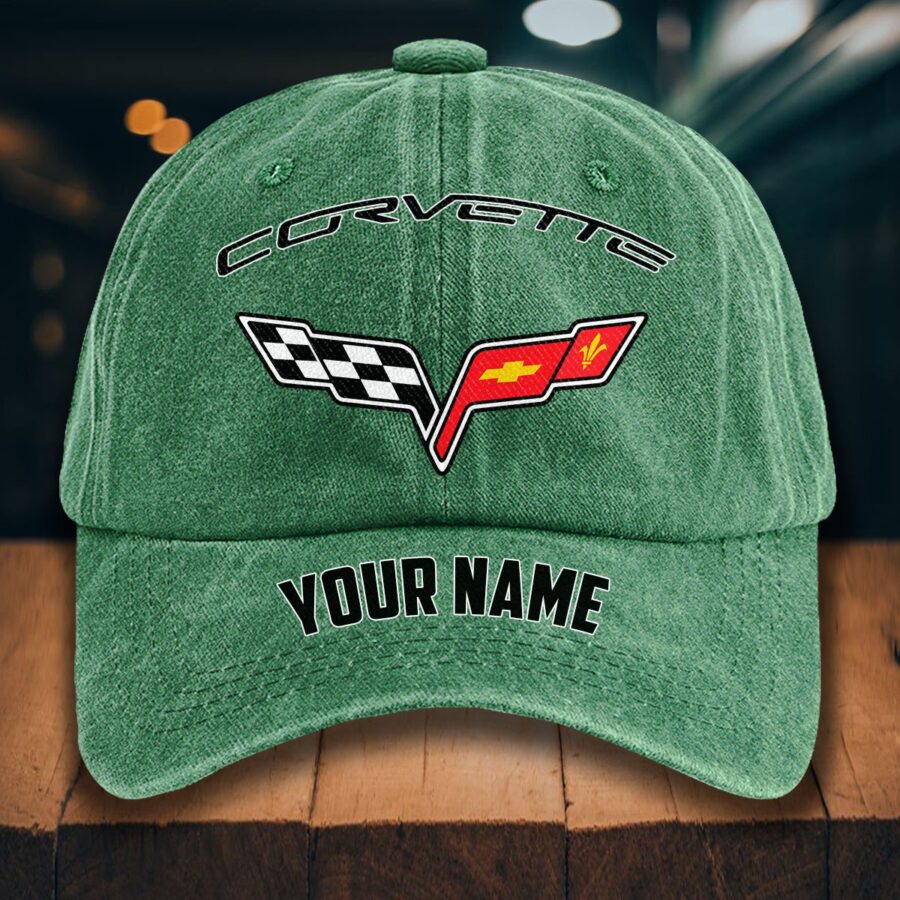 Corvette C6 Gewaschene Denim-Kappe – Bild 3