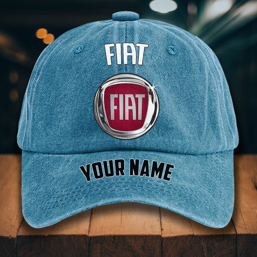 Fiat Gewaschene Denim-Kappe – Bild 2