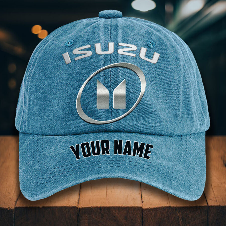 Isuzu Gewaschene Denim-Kappe – Bild 2
