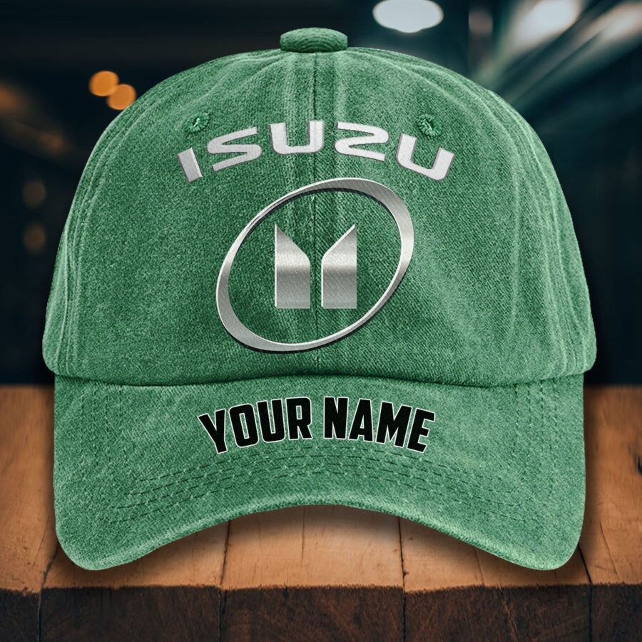 Isuzu Gewaschene Denim-Kappe – Bild 3