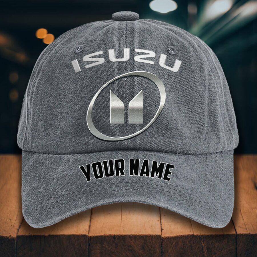 Isuzu Gewaschene Denim-Kappe – Bild 4