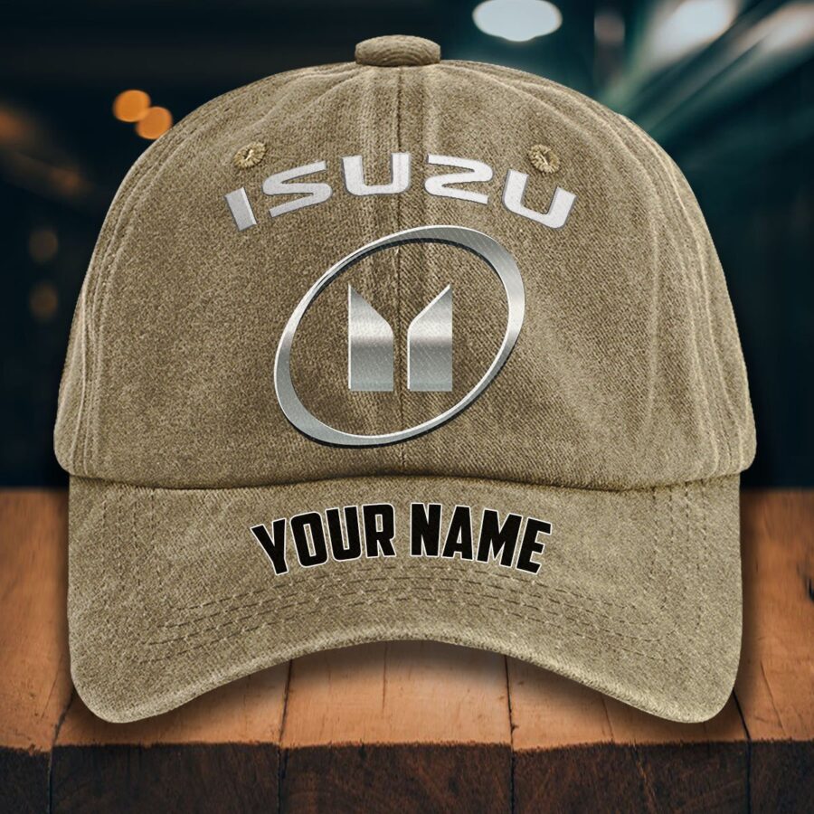 Isuzu Gewaschene Denim-Kappe – Bild 5