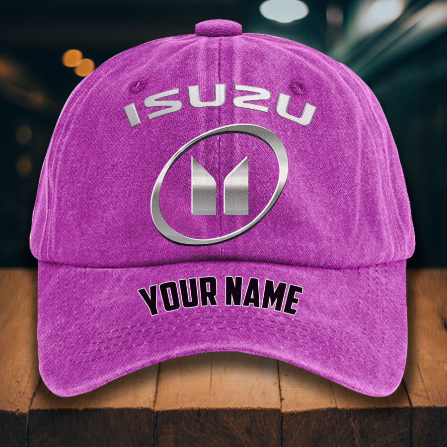 Isuzu Gewaschene Denim-Kappe – Bild 6