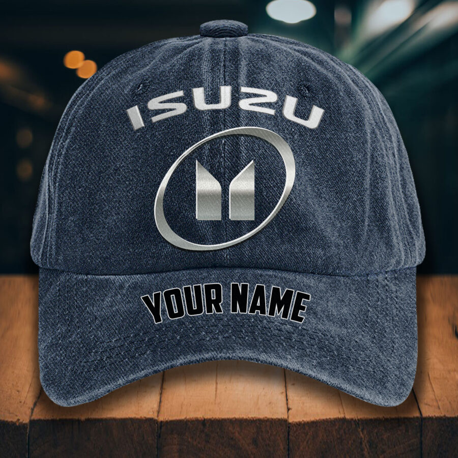 Isuzu Gewaschene Denim-Kappe – Bild 7