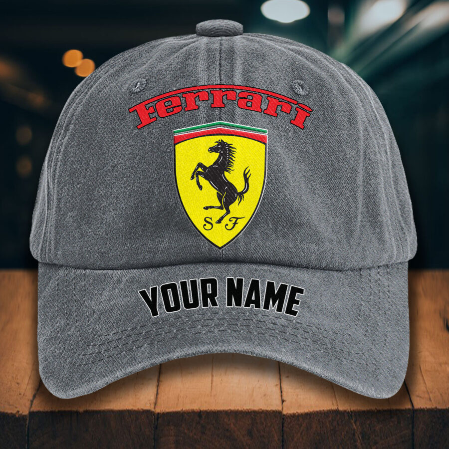Ferrari Gewaschene Denim-Kappe – Bild 4
