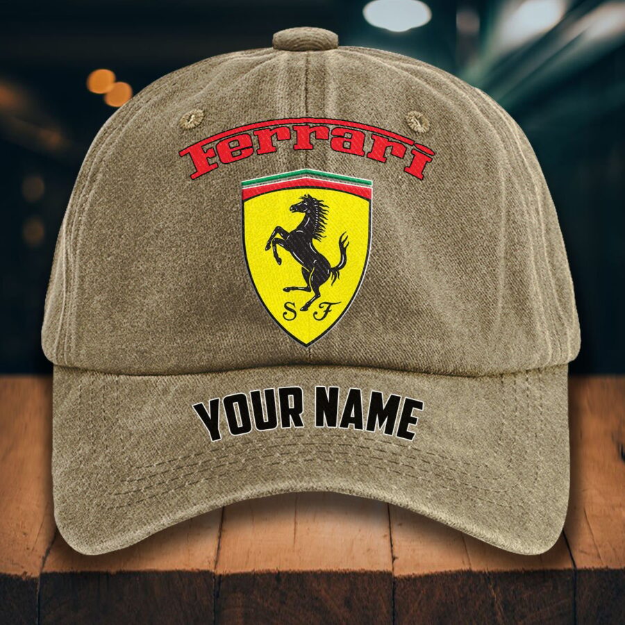 Ferrari Gewaschene Denim-Kappe – Bild 5