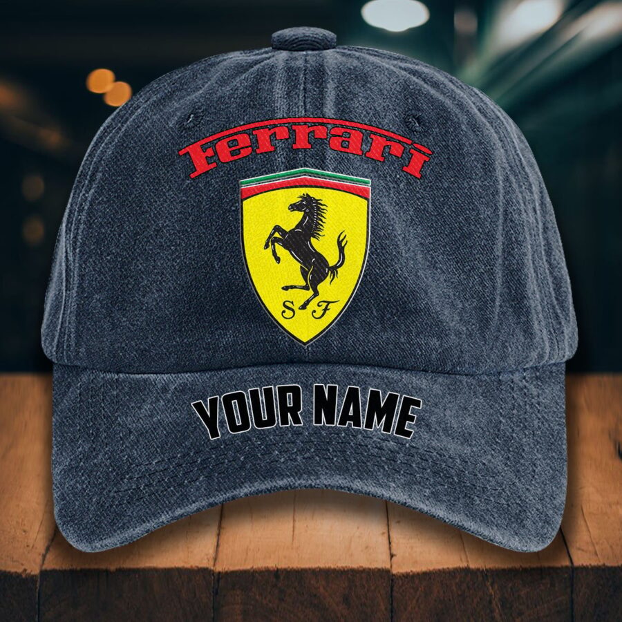 Ferrari Gewaschene Denim-Kappe – Bild 7