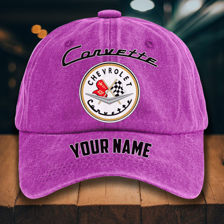 Corvette C1 Gewaschene Denim-Kappe – Bild 6