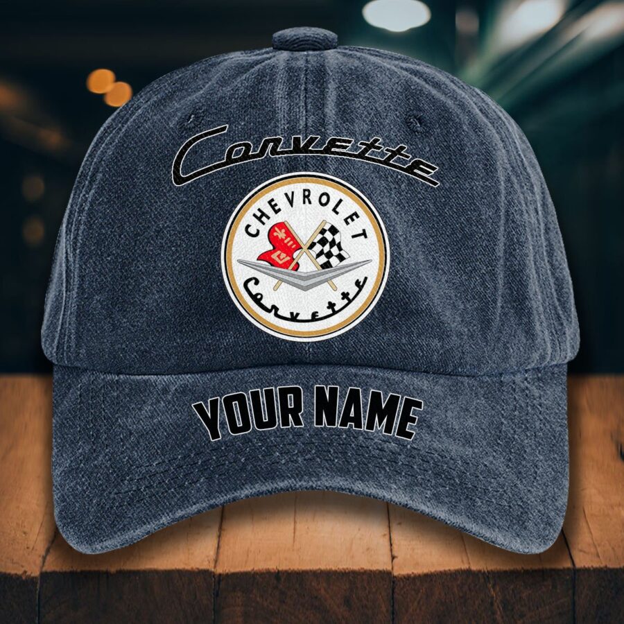 Corvette C1 Gewaschene Denim-Kappe – Bild 7