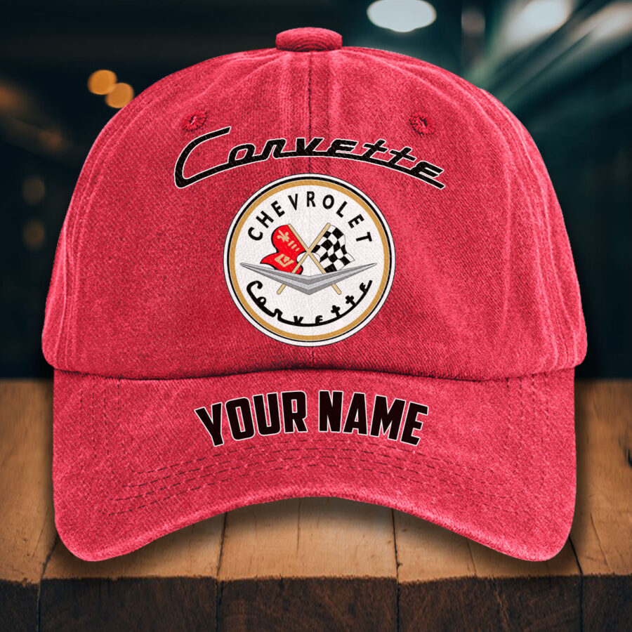 Corvette C1 Gewaschene Denim-Kappe – Bild 12