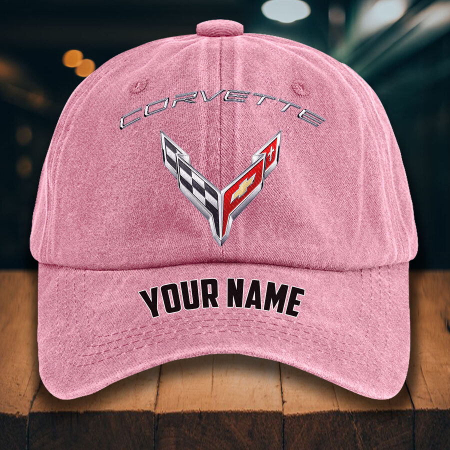 Corvette C8 Gewaschene Denim-Kappe – Bild 9