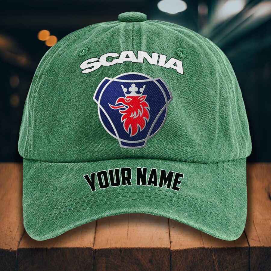 Scania Gewaschene Denim-Kappe – Bild 3