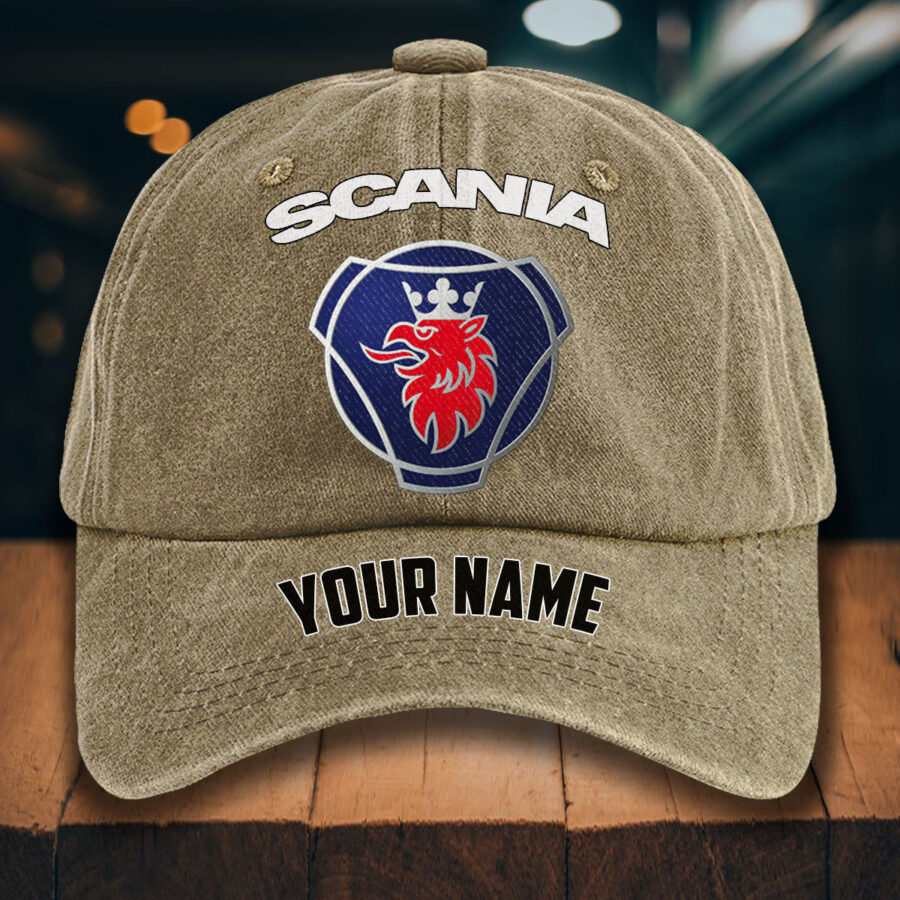 Scania Gewaschene Denim-Kappe – Bild 5