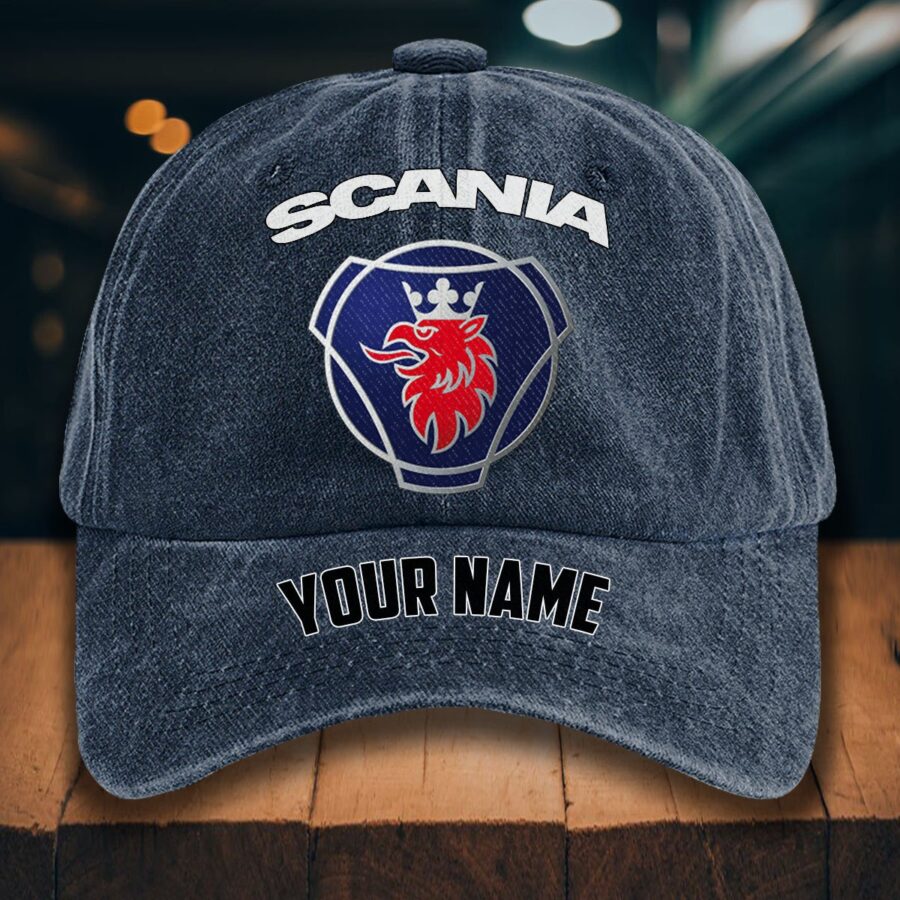 Scania Gewaschene Denim-Kappe – Bild 7