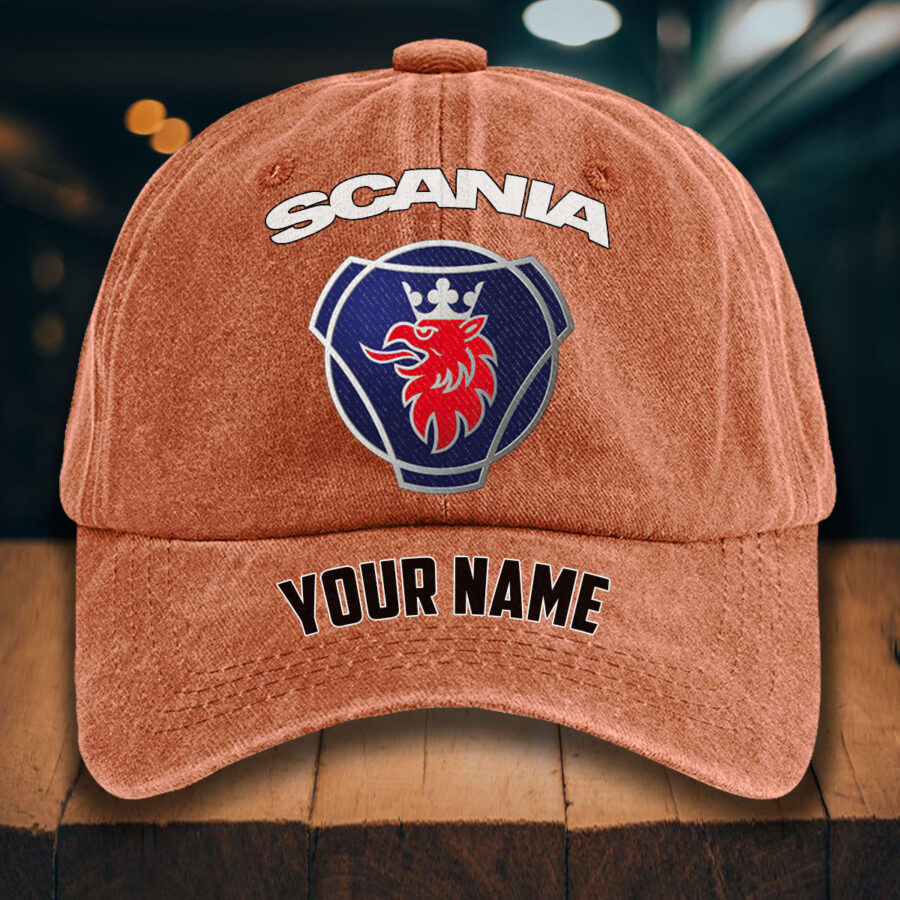 Scania Gewaschene Denim-Kappe – Bild 8