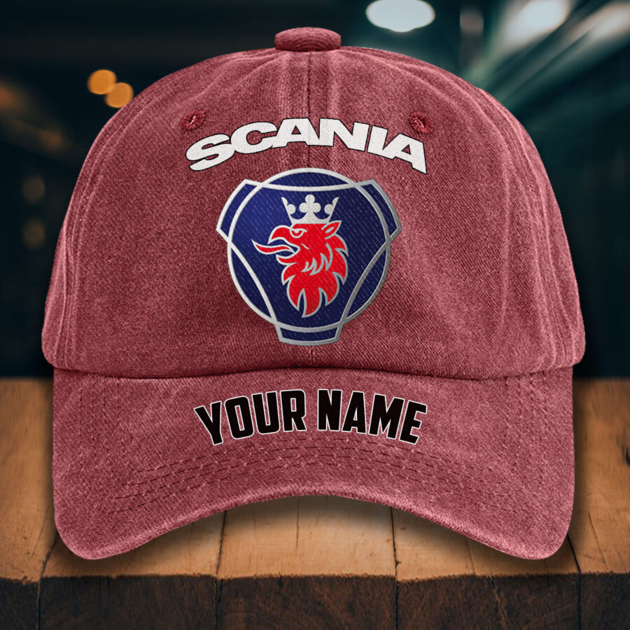 Scania Gewaschene Denim-Kappe – Bild 14