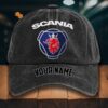 Scania Gewaschene Denim-Kappe