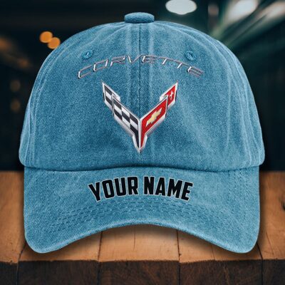 Alternative view of Chevrolet Corvette Gewaschene Denim-Kappe