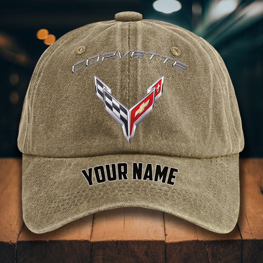 Chevrolet Corvette Gewaschene Denim-Kappe – Bild 5