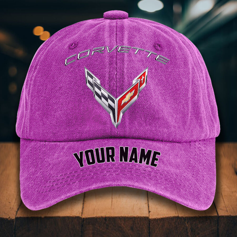 Chevrolet Corvette Gewaschene Denim-Kappe – Bild 6