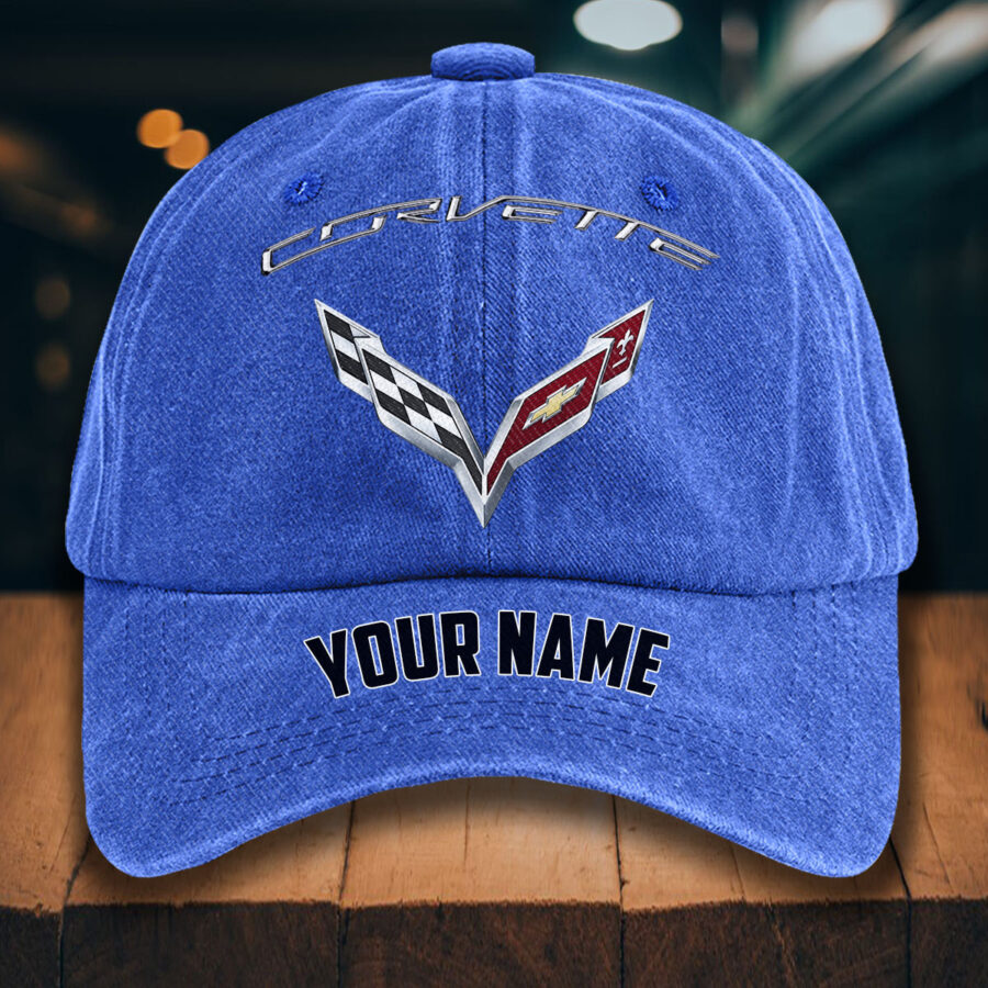 Corvette C7 Gewaschene Denim-Kappe – Bild 13