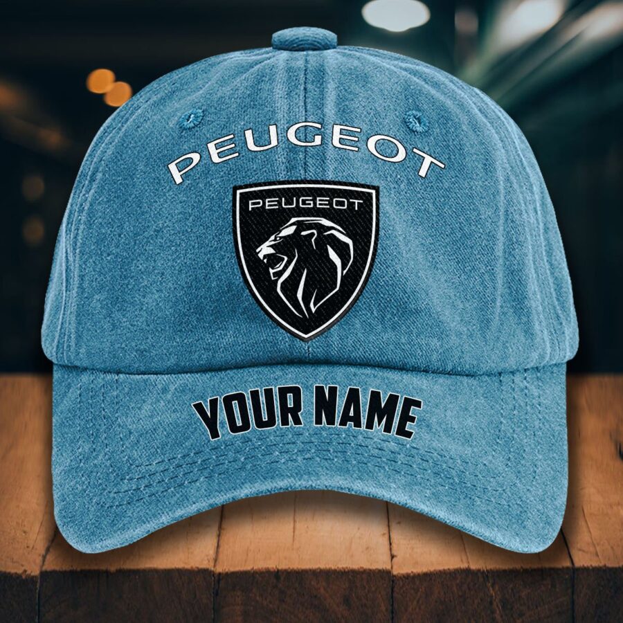 Peugeot Gewaschene Denim-Kappe – Bild 2