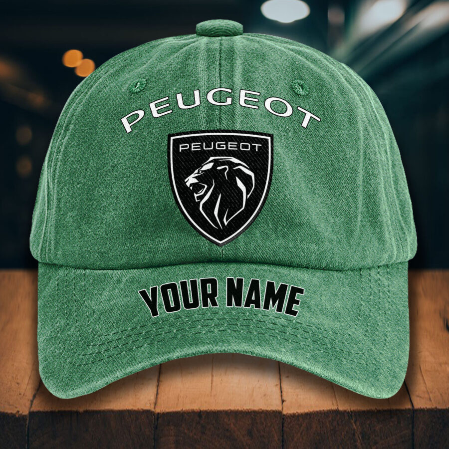 Peugeot Gewaschene Denim-Kappe – Bild 3