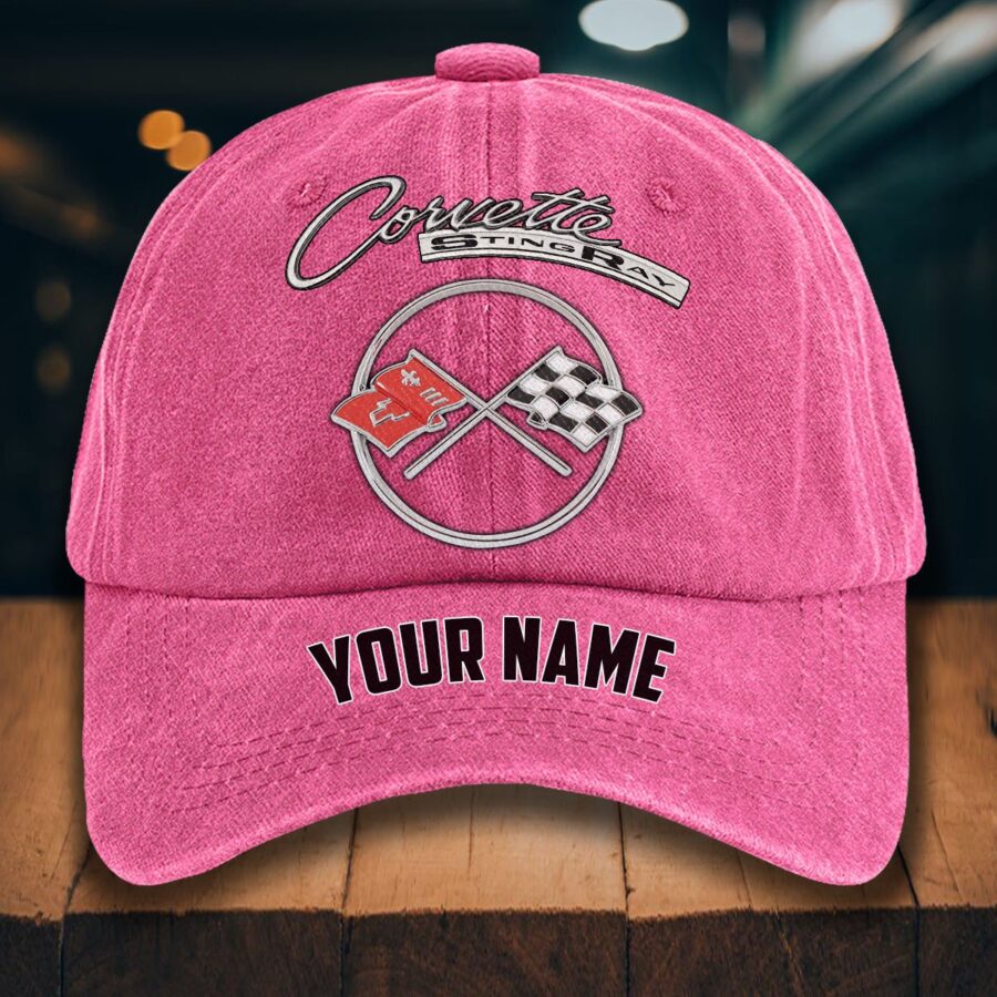 Corvette C2 Gewaschene Denim-Kappe – Bild 10