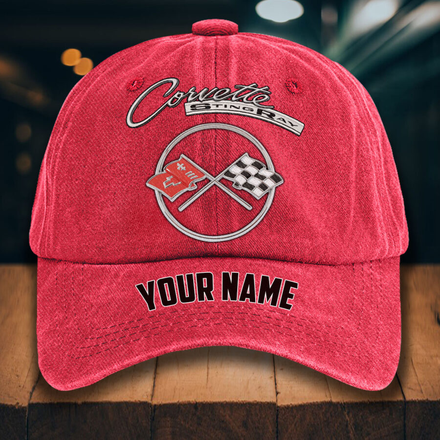 Corvette C2 Gewaschene Denim-Kappe – Bild 12